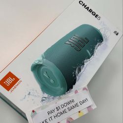 JBL Charge 5 Bluetooth Speaker New - Pay $5 today and the rest later!!