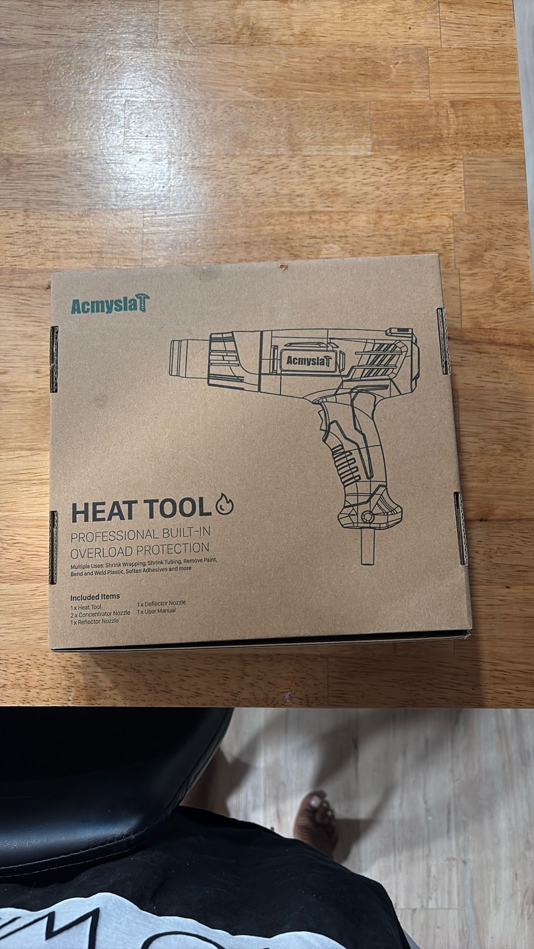 Brand New Heat Gun – Never Used, Adjustable Temperature, Versatile DIY Tool