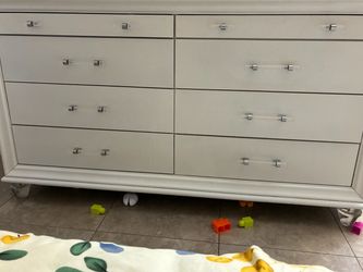 White dresser