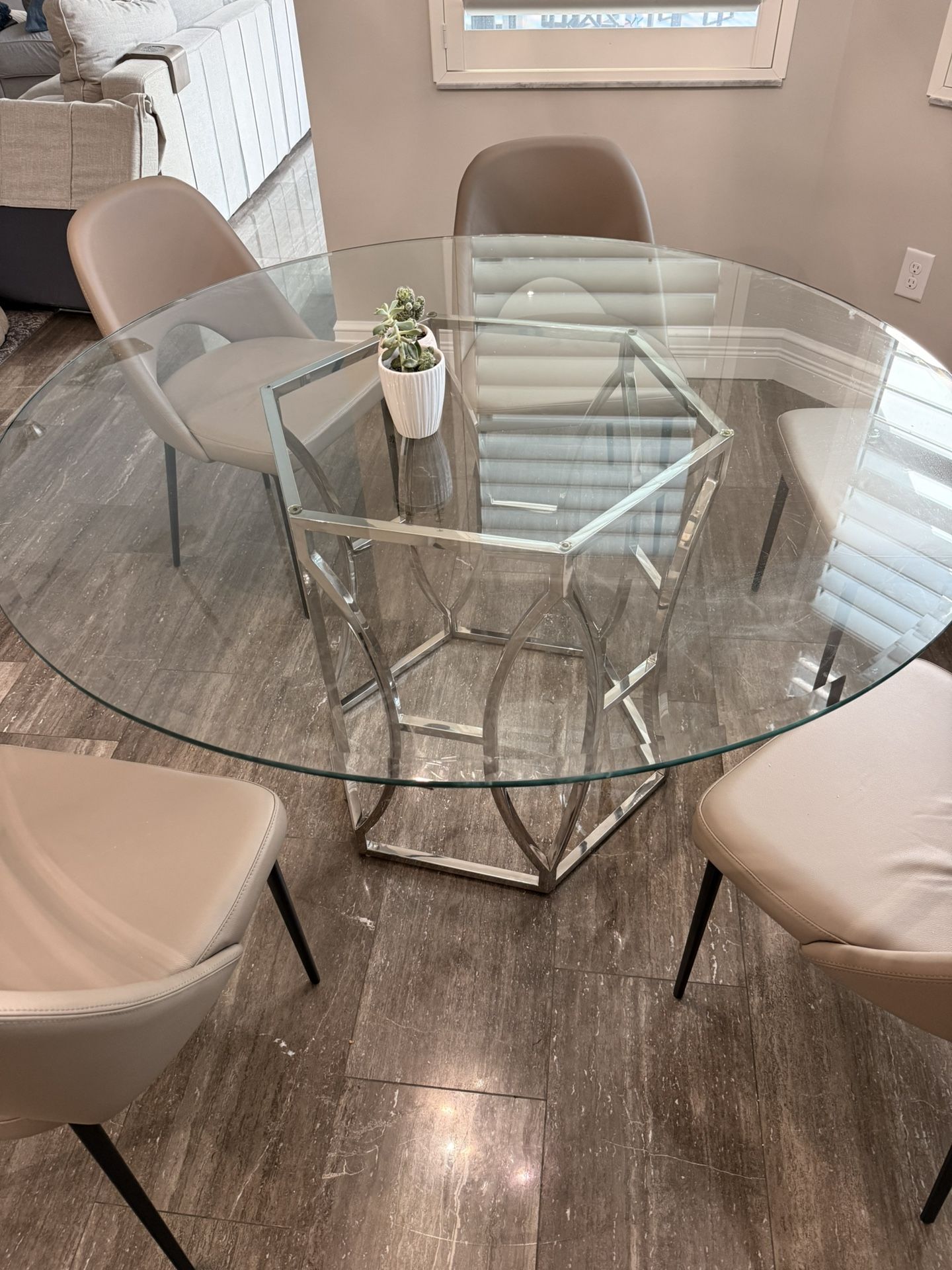 Glass Kitchen Table
