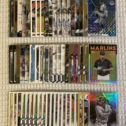 Miami Marlins / Florida Marlins 58 Card Baseball Lot