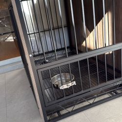 Wood Dog Crate Large 