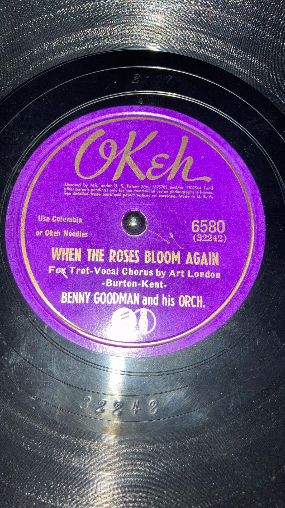 Benny Goodman The Lamp Of Memory With Peggy Lee. When The Roses Bloom Again. On The Flipside.