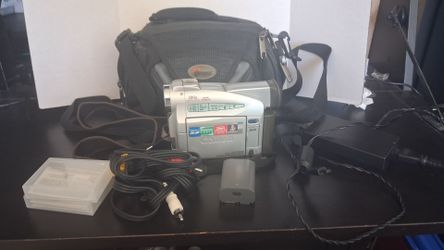 Canon ZR25MC Mini DV Camcorder w/ Bag, Batteries, and Cables TESTED