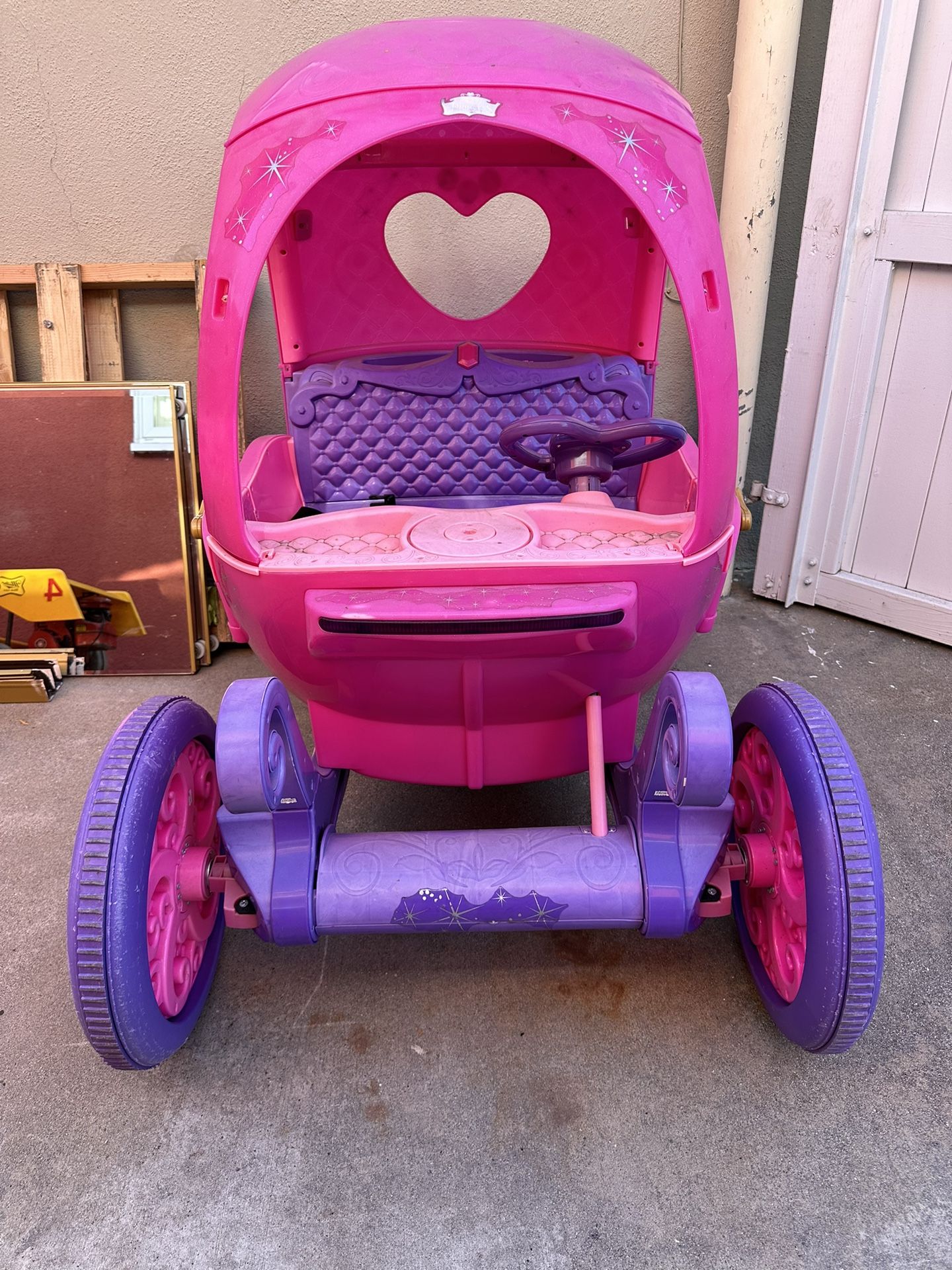 Disney Princess Cinderella 24V RideOn Battery Powered Car Carriage