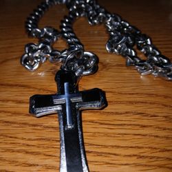 Nice Stainless Steel Chain With Cross