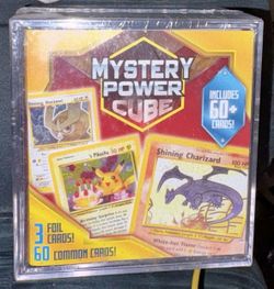 Pokémon Mystery Power Cube 2018 Charizard Gold Star Cover – New Sealed