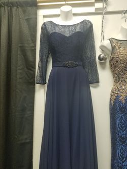 Navy blue dress