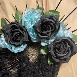 Day Of Dead Crown With Long veil