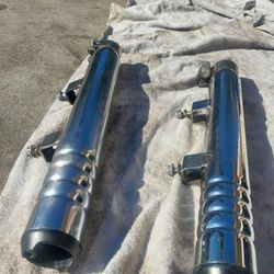 Slip On Cannister Mufflers For Harley 