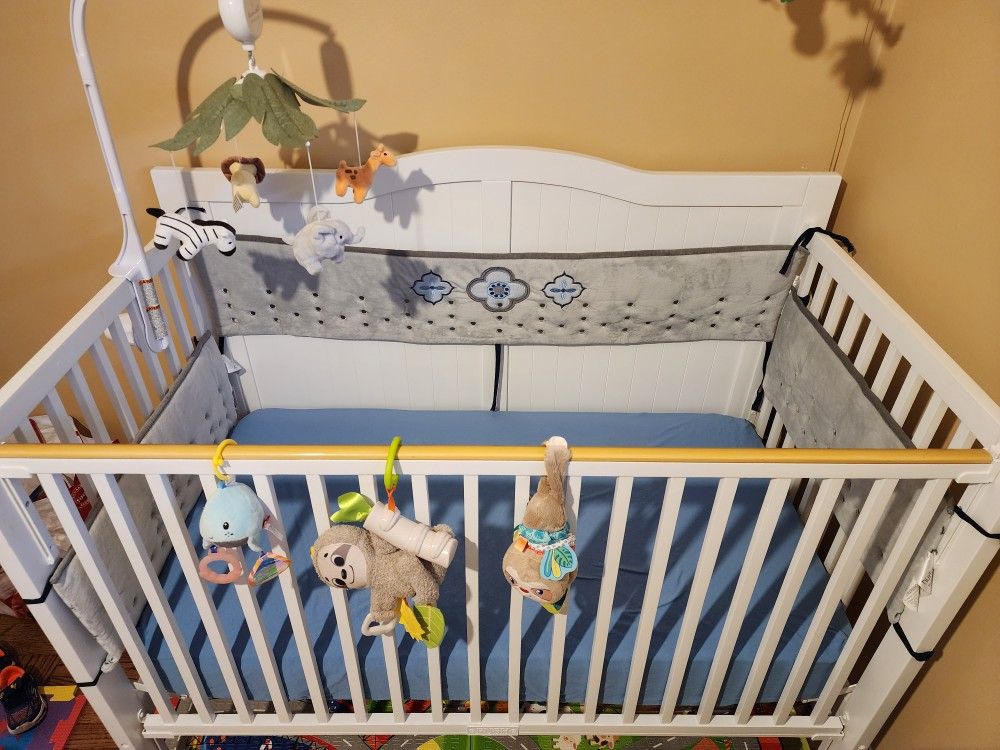 Baby Crib With Mattress