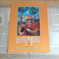 Florida vs Washington 1989 Freedom Bowl college football program