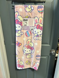 Easter Hello Kitty Throw