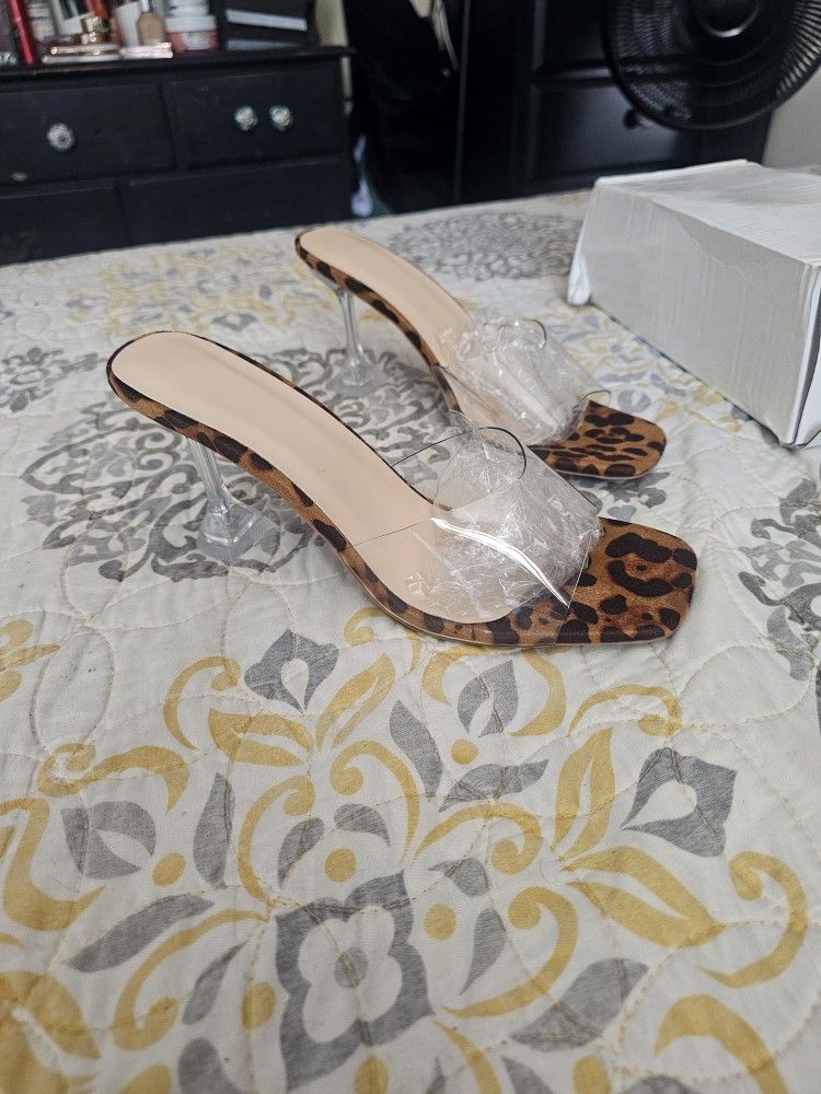 Clear Sandals Heels