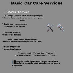Basic Car Care Services 