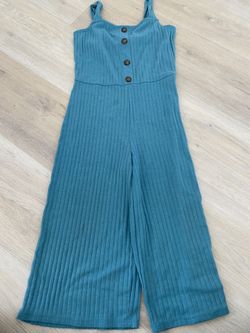 Blue Girl Romper