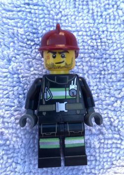Lego Firefighter Minifigure