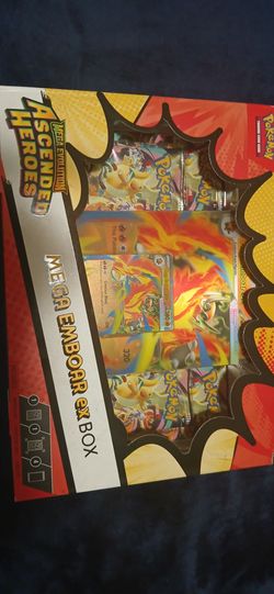 Pokemon Mega Embroar Ex Box