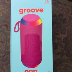 Onn Large Red Bluetooth Speaker