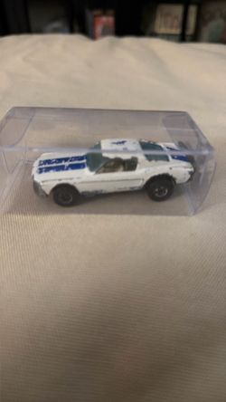 Vintage 1968 Hot Wheels Custom Mustang White Redline Original Sweet 16