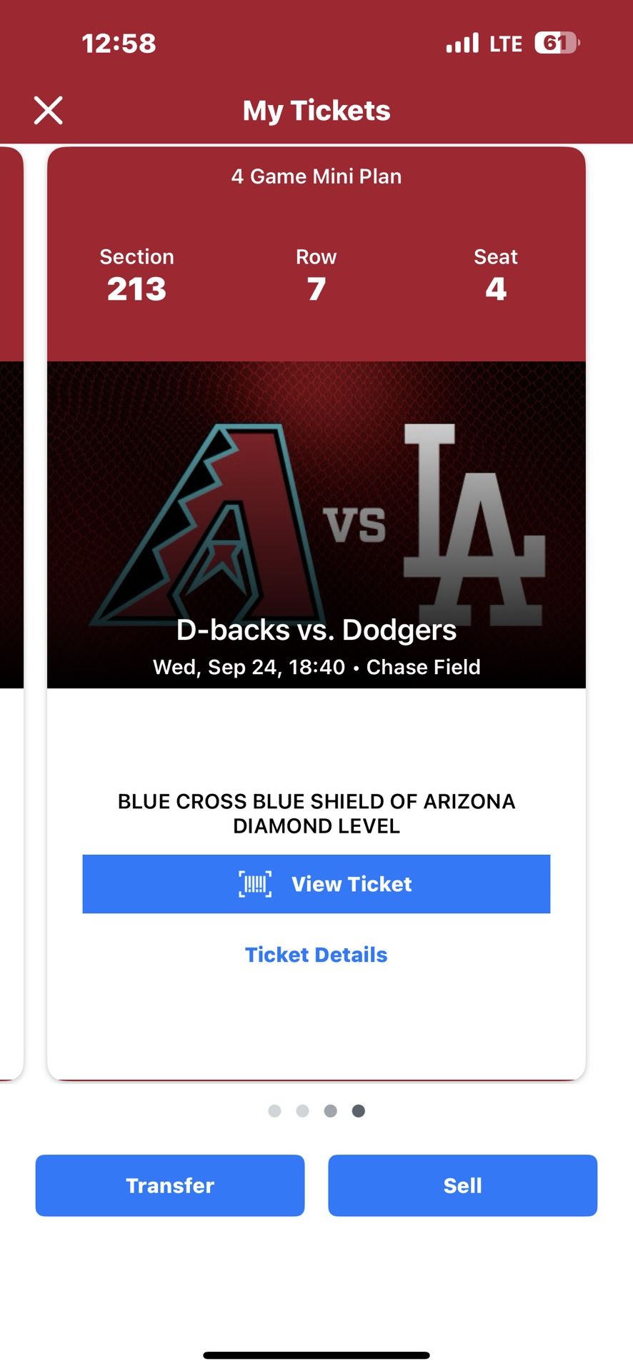 Dodgers At D Backs