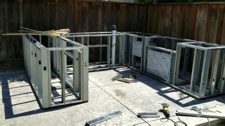 Outdoor Kitchen/ Metal Framer.