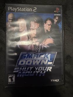 PlayStation 2 WWE smack down shut your mouth