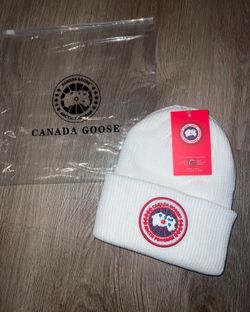 White Canada Goose Beanie
