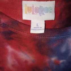 LulaRoe Maxi Long Tye Dye Dress