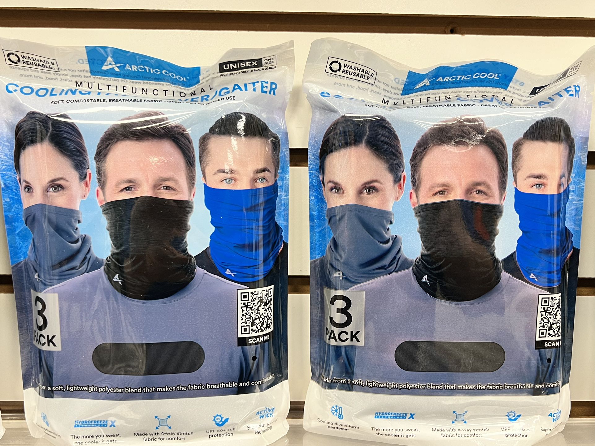 Face Cooling  Masks (2) 3-packs 