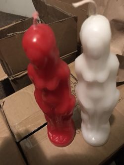 Candle female figure
