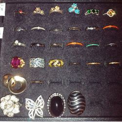 Variety Of Silver And Gold Rings (Updated 5/4/24)