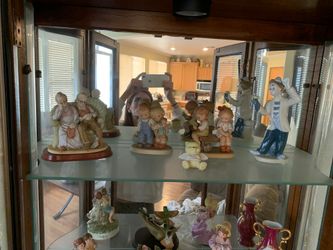 precious moments, armoire collectibles