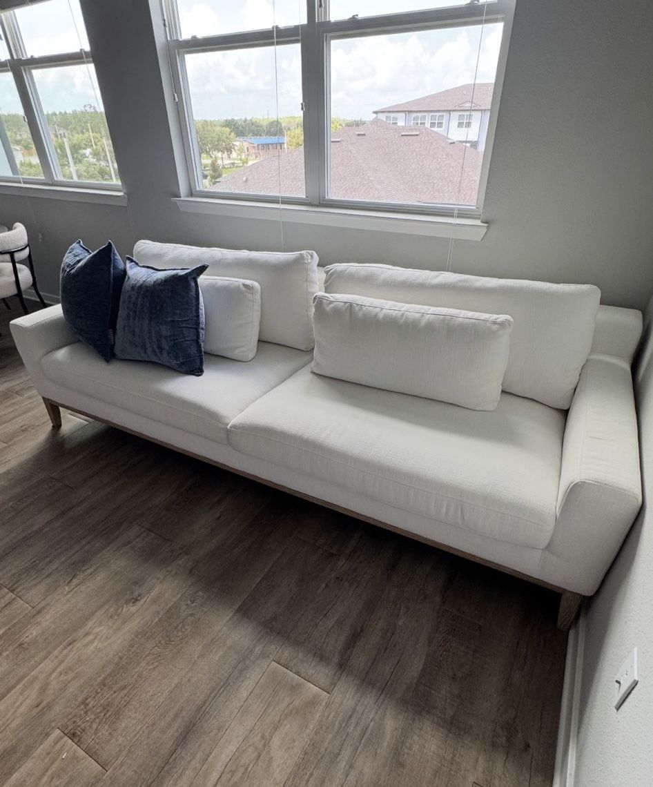 White sofa