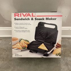 Rival Sandwich & Snack Maker 