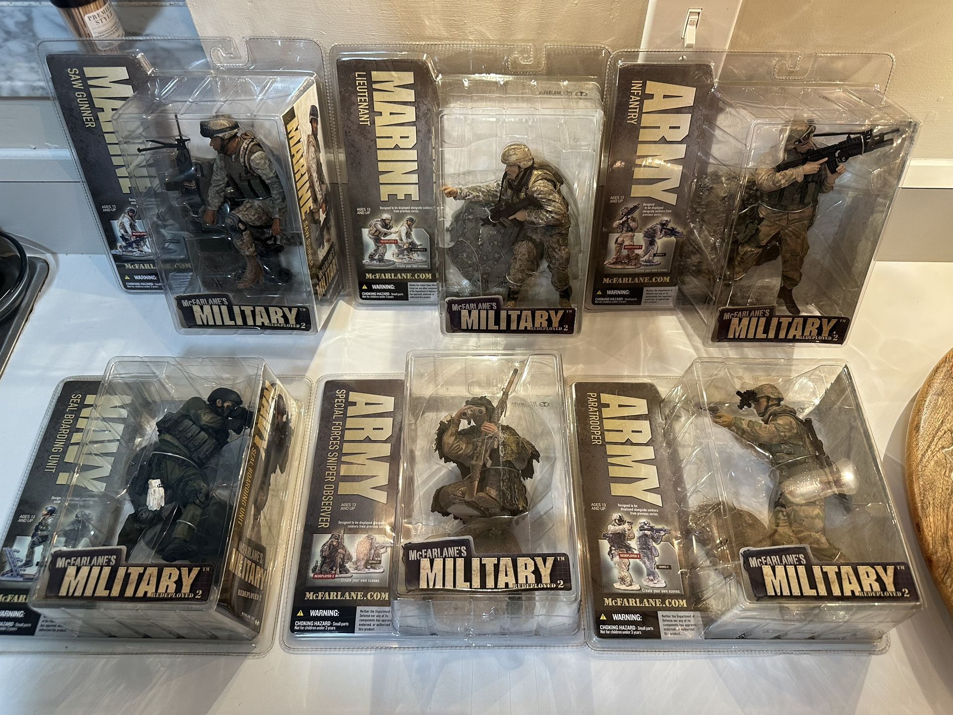 McFarlane’s Military Redeployed 2 COMPLETE SERIES BRAND NEW