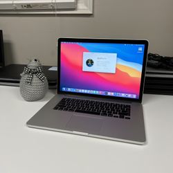 Apple 15” MacBook Pro Retina 2014 2.5ghz Quad Core i7 16GB RAM 512gb Flash 2GB NVIDIA macOS Big Sur 