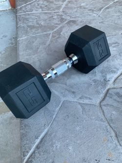 25lb hexagon dumbbell