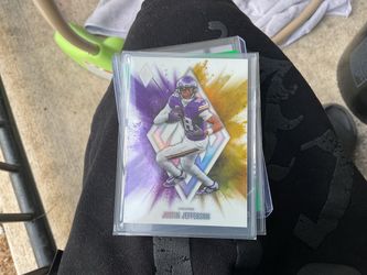 Justin Jefferson Minnesota Vikings NFL color Blast