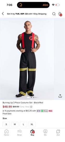 Fire fighter Halloween costume
