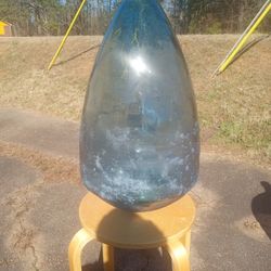 Awesome New Designer Frosted Glass Vase Thick And Heavy Made In Portugal High Quality Masterpiece