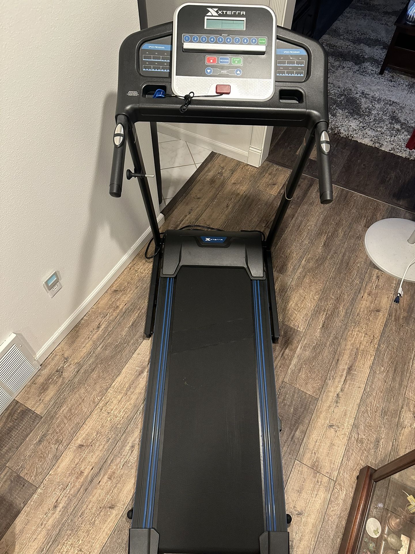 XTERRA Fitness Premium Folding Smart Treadmill, Compact Design