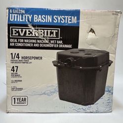 🔥 Basin Pre-Plumbed Sink Tray System – 1/4 HP Sump Pump (Retail $370)