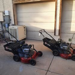 2 Exmark Commercial Self-Propelled Mowers (Honda) + FREE Aerator
