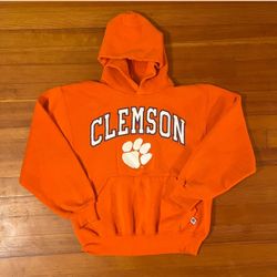 Small clemson hoodie worn 1x thrifted 