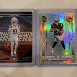 2025 Panini Donruss Elite - Drake Maye #65 RC & Touchdown Masters Drake Maye RC