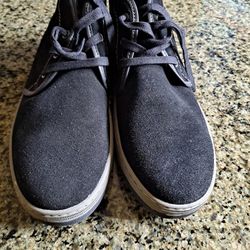 JOHNSON AND MURPHY.  BLACK GRAY SOLE