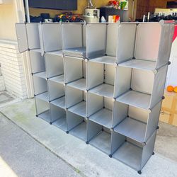 Plastic Modular Shelves