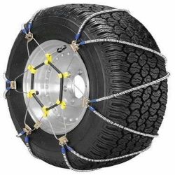 SCC ZT729 Super Z LT Light Truck and SUV Tire Traction Chain - Set of 2, Silver