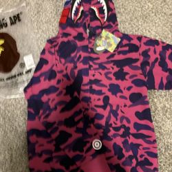 Purple Bape Hoodie